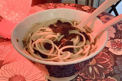とっても簡単な早ゆでス−プパスタ🥗